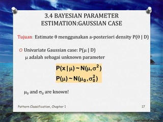 Chapter 3 maximum likelihood and bayesian estimation-fix | PPTX