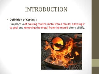 Chapter 3 metal work, casting process and heat treatment on steel | PPTX