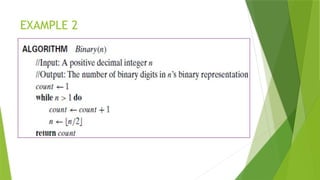 algorithm analysis module 3 important topics -... Chapter 3 - Methods of Algorithm Analysis.pptx
