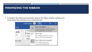 Microsoft Word Ribbon Interface Comprehensive Guide to Microsoft Word 2019 Interface and Formatting | PDF