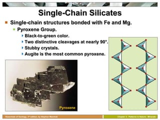 Pyroxene Silicates Chapter 3 minerals | PPT