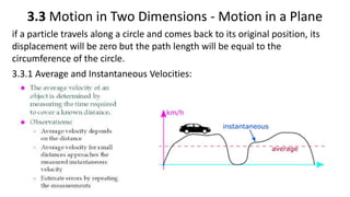 Chapter 3 motion in a plane | PPTX