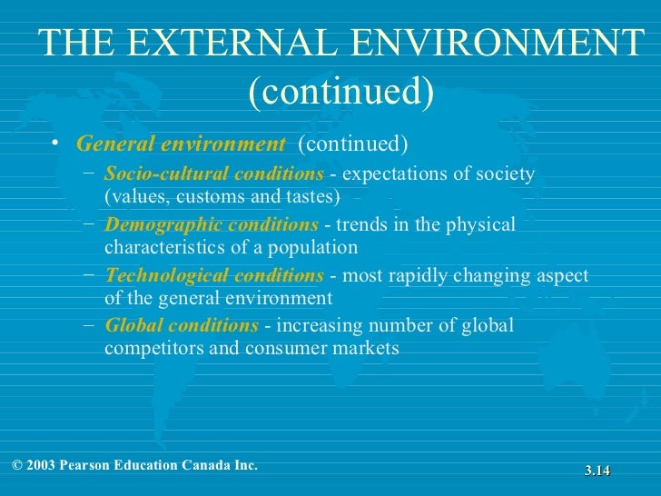 Chapter 3 Organizational Culture And Environment The Constraints