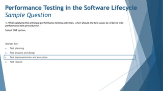 Chapter 3 - Performance Testing in the Software Lifecycle | PDF