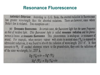 Resonance Fluorescence
 