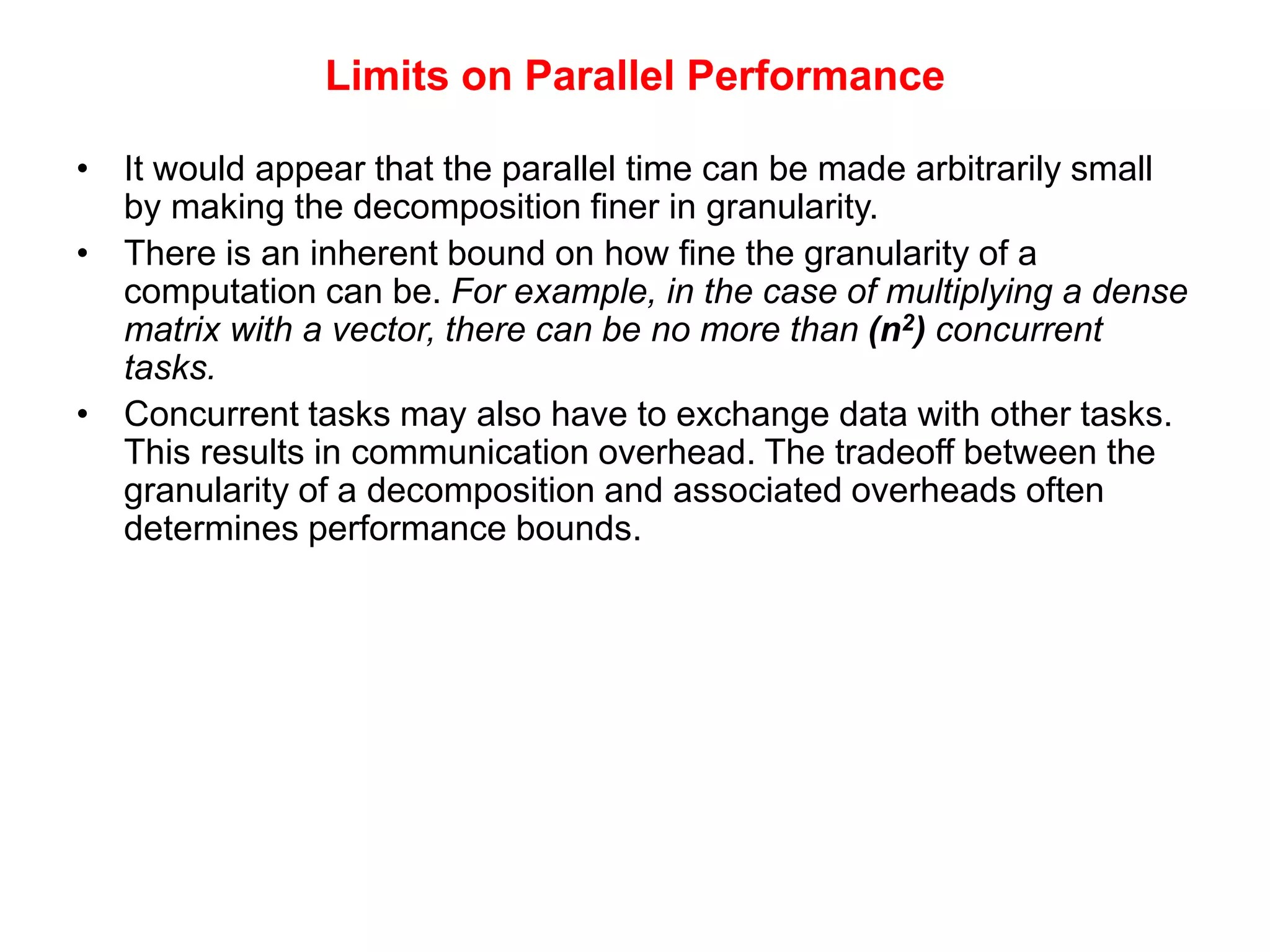 Chapter 3 principles of parallel algorithm design | PDF