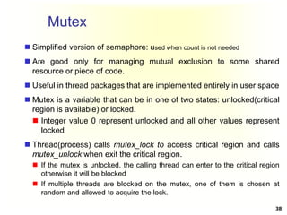 Sql Mutex Chapter three- Process Synchronization.ppt
