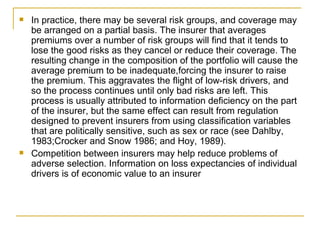 Bad Insurance Risk Chapter 3 risk | PPT