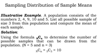 Chapter 3 sampling and sampling distribution | PPTX