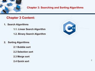 Chapter 3 - Searching and Sorting Algorithms.pptx