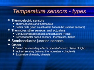 Temperature Sensor Types Composition chapter3-Temperature sensors lecture.ppt