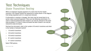Chapter 3 - Test Techniques | PPTX