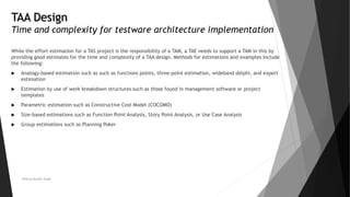 Testware Example Chapter 3 - The Generic Test Automation Architecture | PPTX