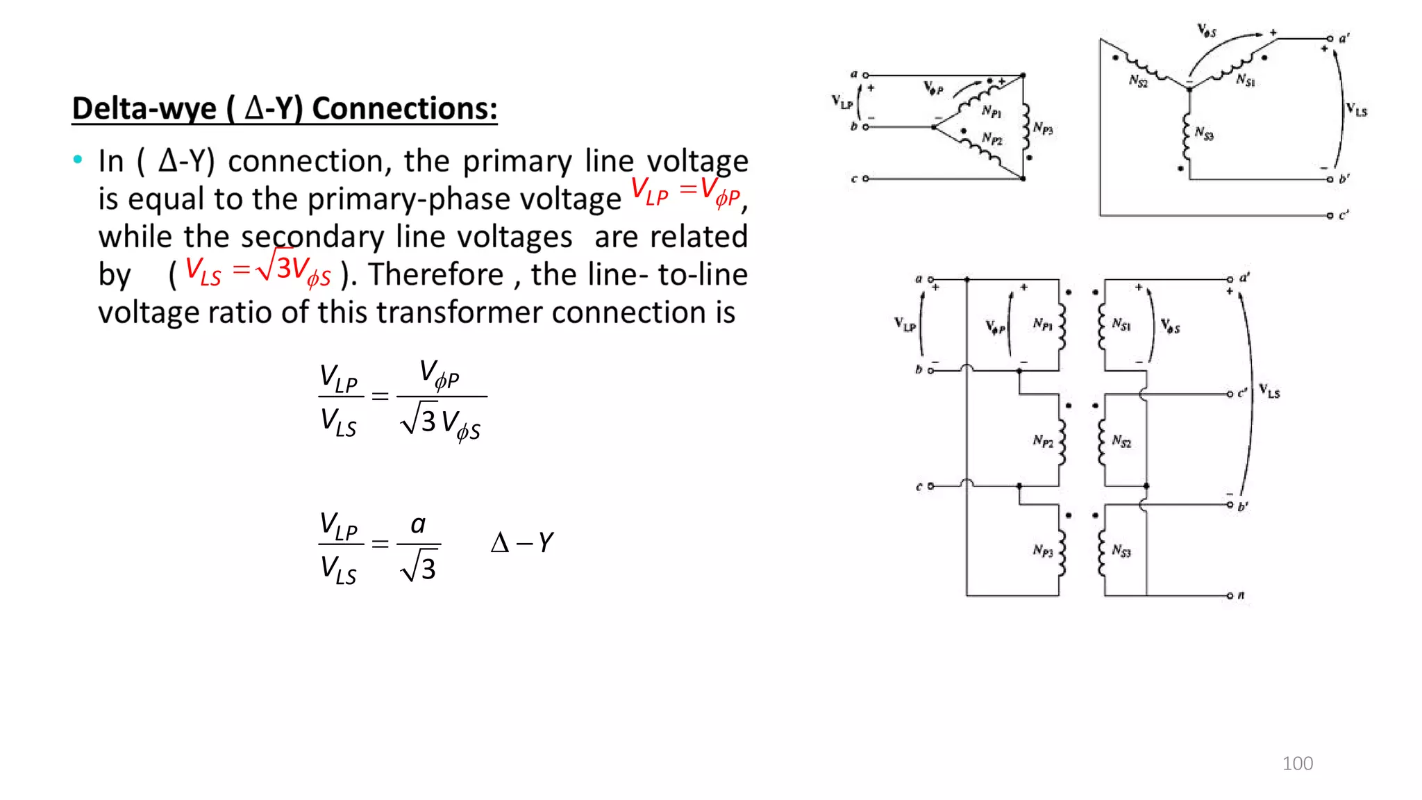 100


LP P
V V

 3
LS S
V V
3
P
LP
LS S
V
V
V V



3
LP
LS
V a
Y
V
  
 