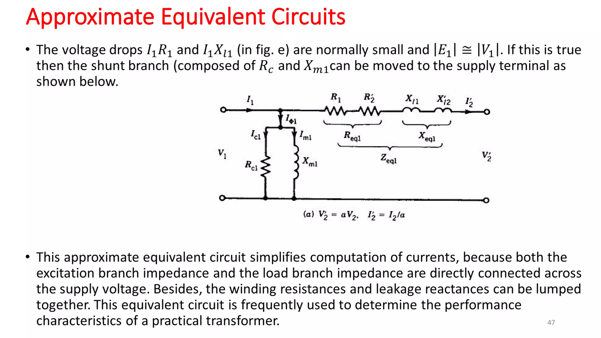 Approximate Equivalent Circuits
47
 