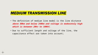 CHAPTER 3 - TRANSMISSION LINE. power system | PPTX