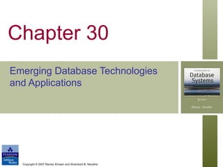 Emerging Database Technologies: Mobile, Multimedia, GIS, and Genome ...