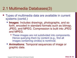 Emerging Database Technologies: Mobile, Multimedia, GIS, and Genome ...