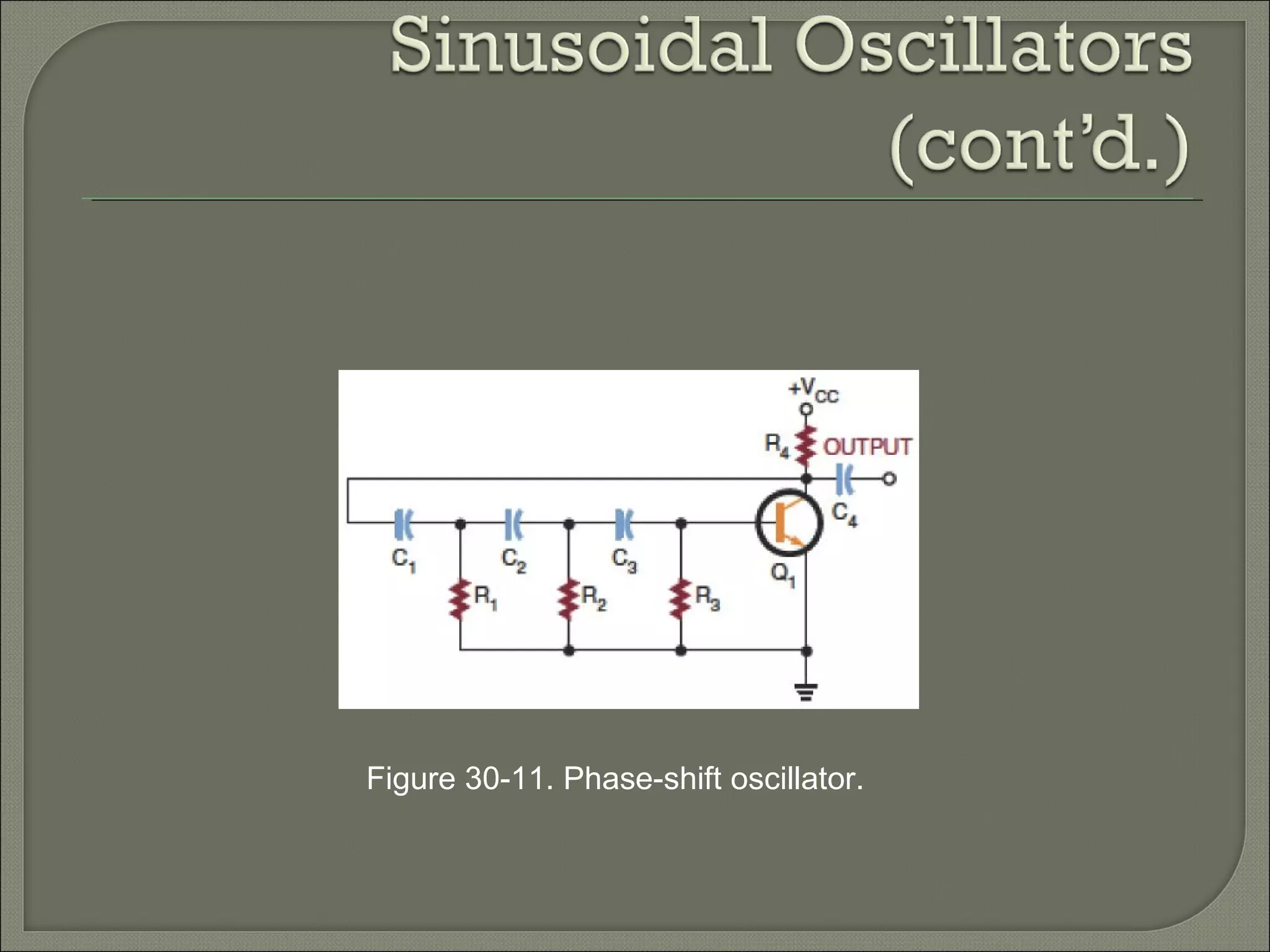Figure 30-11. Phase-shift oscillator.