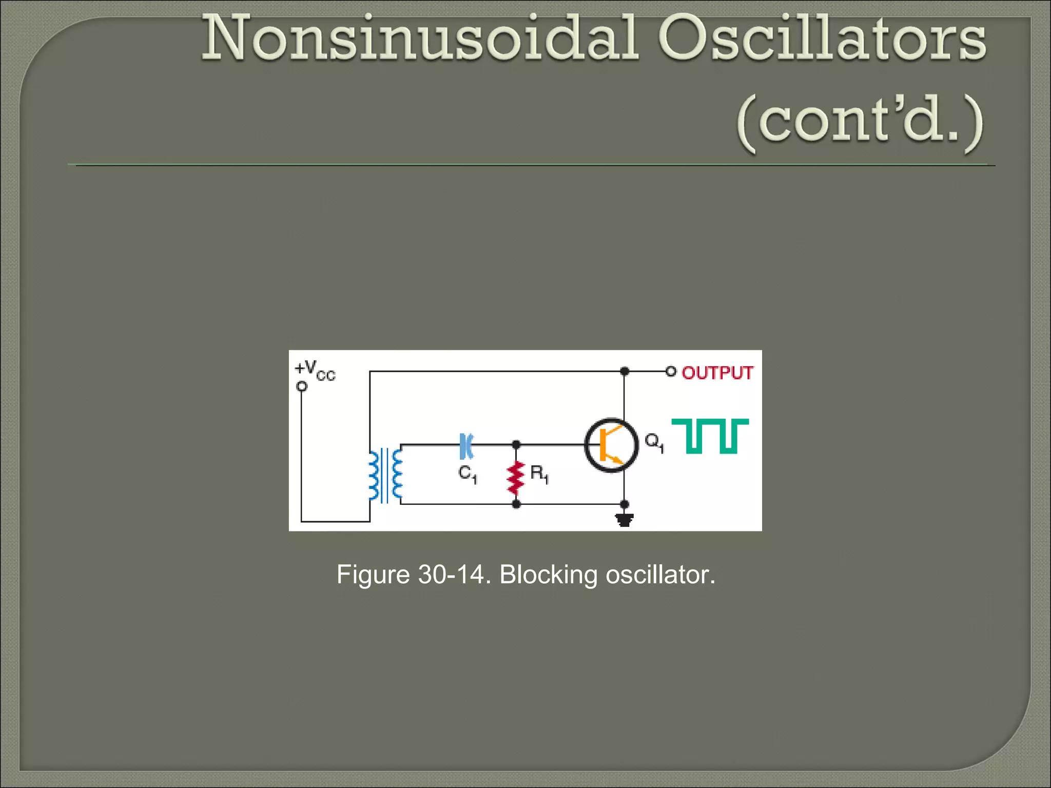 Figure 30-14. Blocking oscillator.