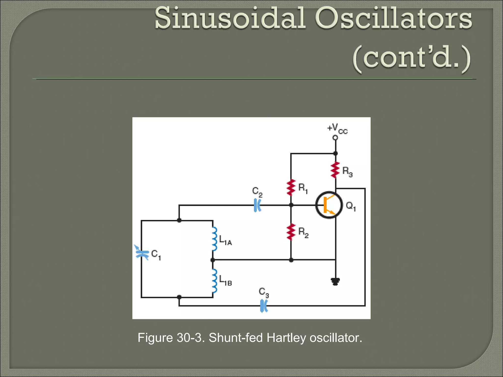 Figure 30-3. Shunt-fed Hartley oscillator.