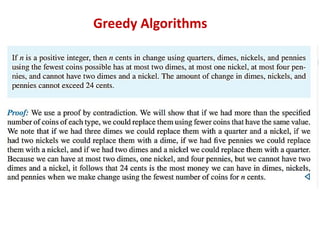 Greedy Algorithms
 