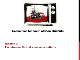Economics for south african students
chapter 3:
The circular flow of economic activity
ECON-1
 