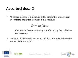 Chapter3 1 basics_dosimetry | PPSX