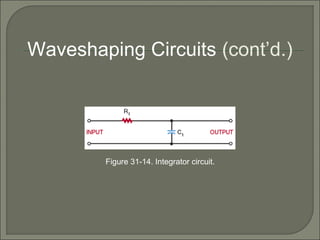 Figure 31-14. Integrator circuit.
Waveshaping Circuits (cont’d.)
 