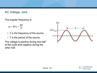 Introduction to Alternating Currents AC Circuits | PPT