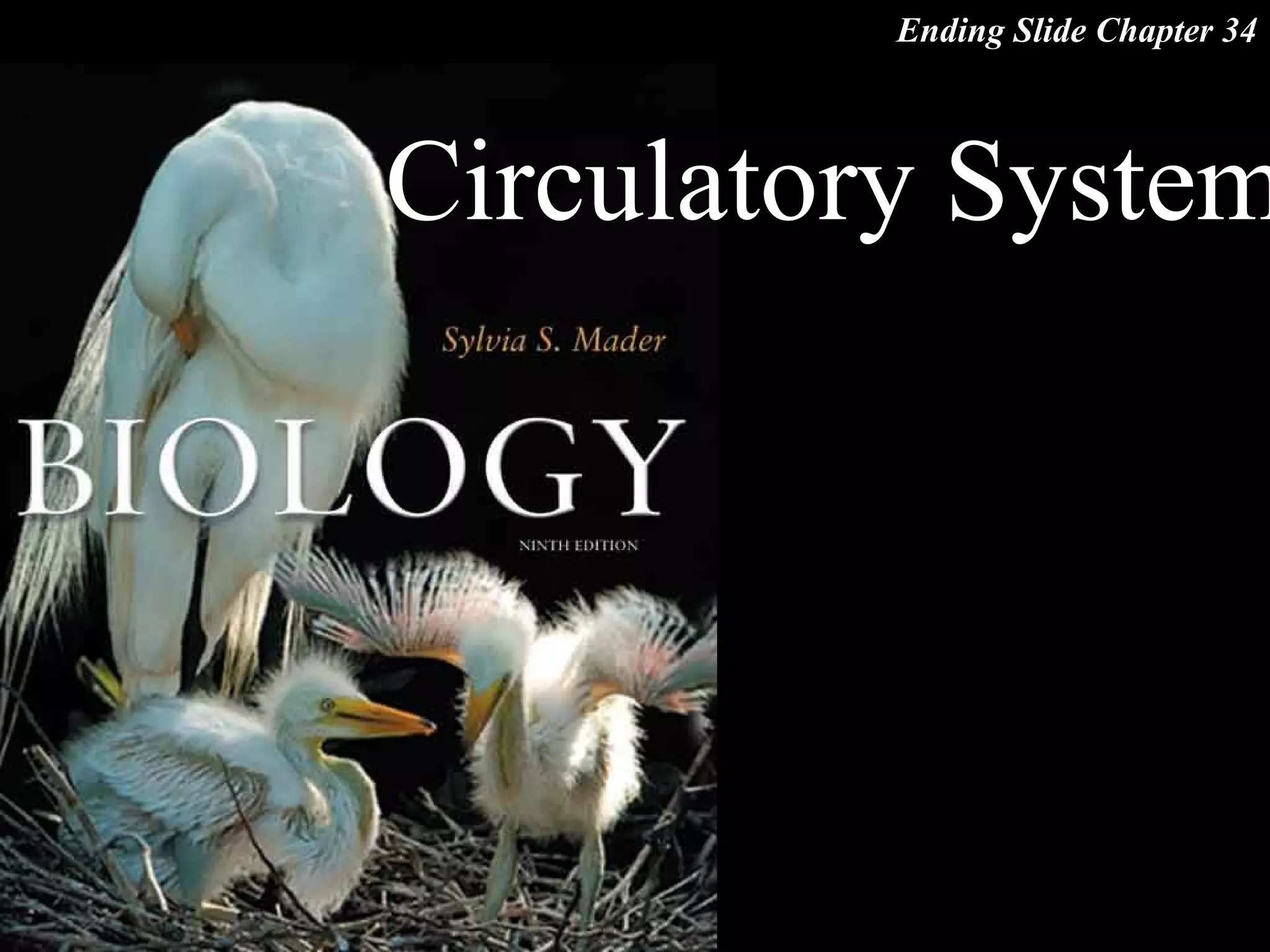 Circulatory System
Ending Slide Chapter 34
 