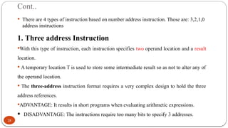 Chapter 3 Assembly level machine organization Assembly level machine ...