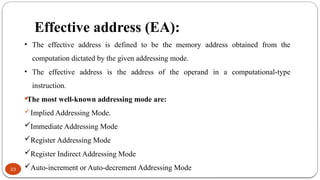 Chapter 3 Assembly level machine organization Assembly level machine ...