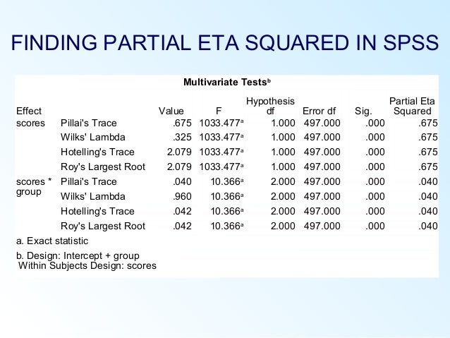 calculating eta squared spss 16 calculating eta squared spss 16