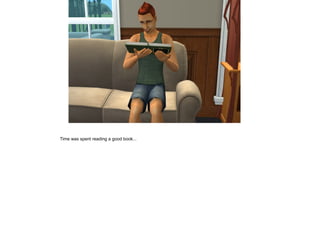 Time was spent reading a good book...
 