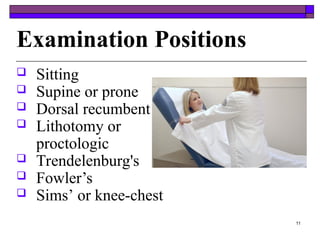 Proctological Position Chapter for Medical Assistants powerpoint | PPT