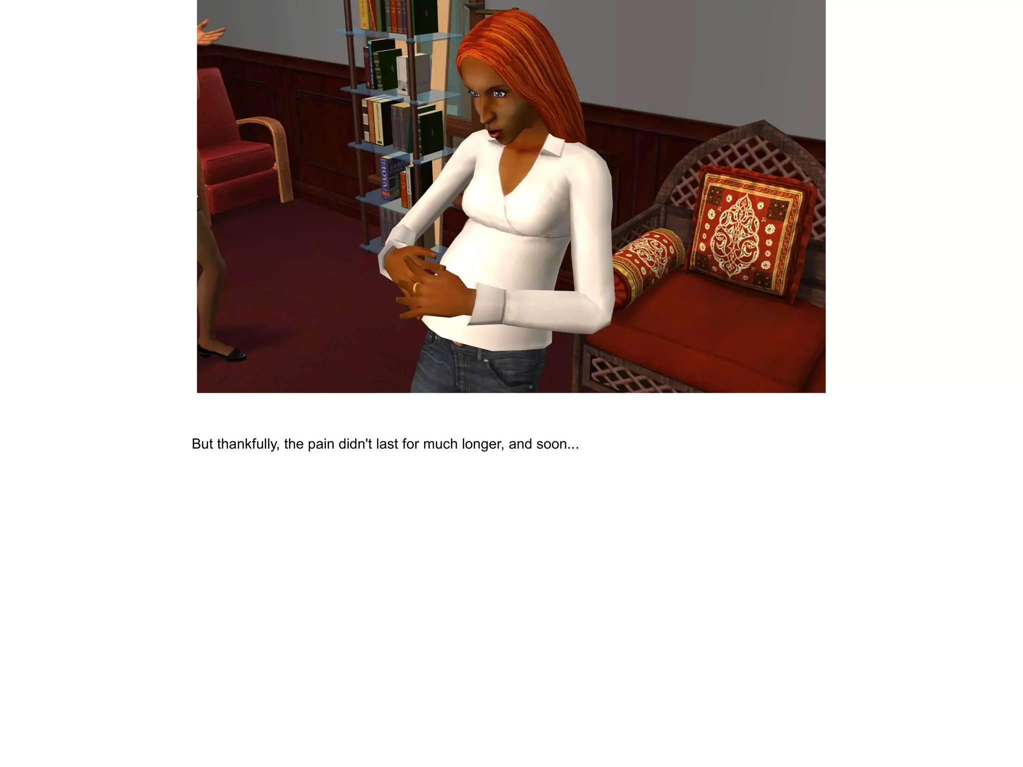 But thankfully, the pain didn't last for much longer, and soon...
 