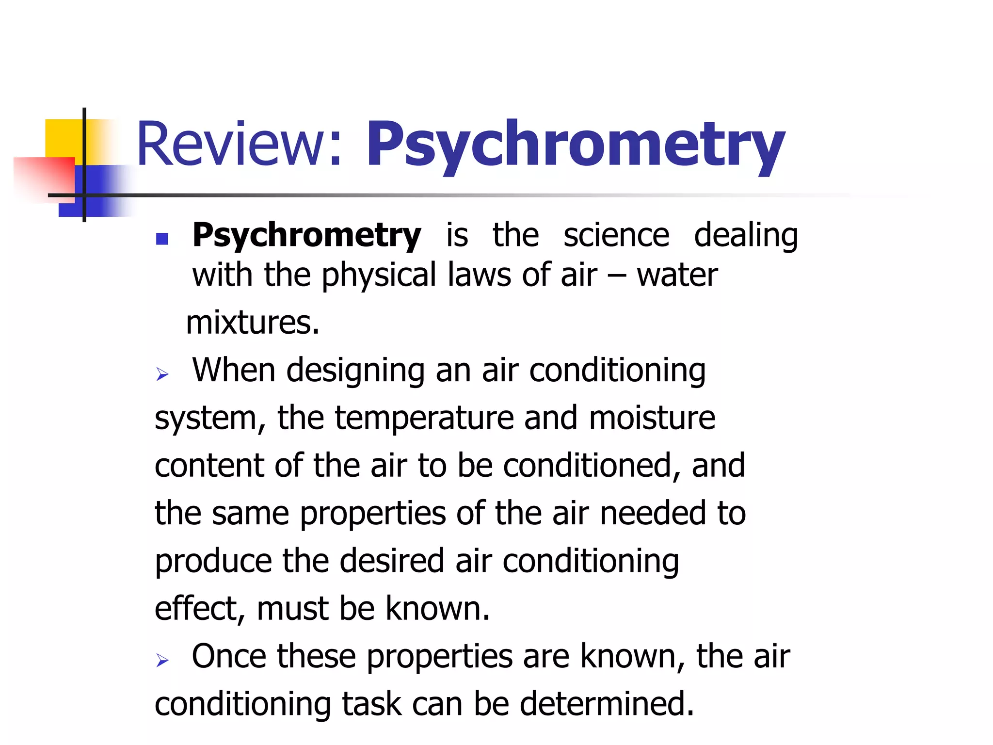 Chapter 3a air conditioning process pdf | PDF