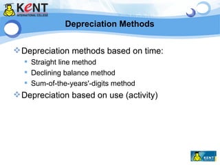 Chapter 3 add depreciation, closing entries, 4 diff timelines accts ...