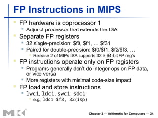Arithmetic for Computers, Boolean, Booth | PPT
