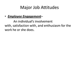 Chapter 3 attitudes & job satisfaction (2) | PPTX