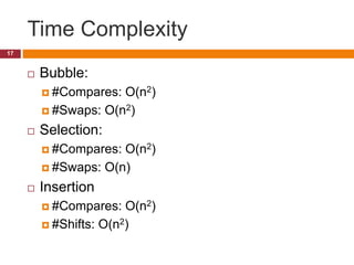 Chapter 3: basic sorting algorithms data structure | PPT