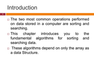 Chapter 3: basic sorting algorithms data structure | PPT