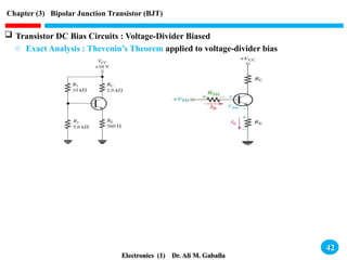 Chapter (3) Bipolar Junction Transistor (BJT) - 2023.pptx