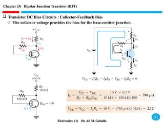 Chapter (3) Bipolar Junction Transistor (BJT) - 2023.pptx