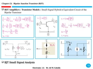 Chapter (3) Bipolar Junction Transistor (BJT) - 2023.pptx