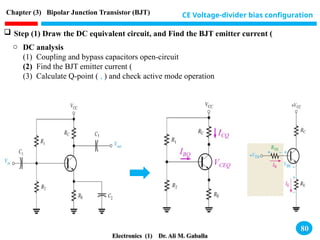 Chapter (3) Bipolar Junction Transistor (BJT) - 2023.pptx
