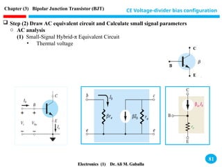 Chapter (3) Bipolar Junction Transistor (BJT) - 2023.pptx