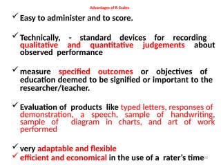 Measurement B Rating Scales, q sort and MDS | PPTX