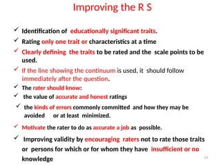 Sort Scale Measurement B Rating Scales, q sort and MDS | PPTX